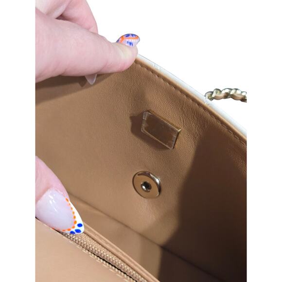 2023 Chanel Quilted Lambskin Mini Flap Top Handle Bag w/ Entrupy (15197) - Picture 14 of 16